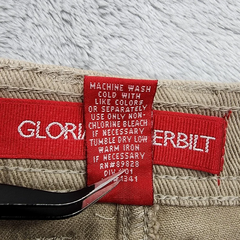 NEW Vintage 90s Gloria Vanderbilt Jeans Womens 12 Beige Tan High Rise Tapered‎
